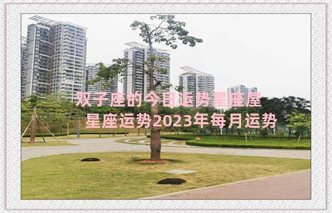 双子座的今日运势星座屋 星座运势2023年每月运势